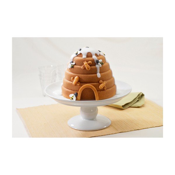 Bee Hive méhkas alakú aranyszínű sütőforma, 2,4 l - Nordic Ware-image-3