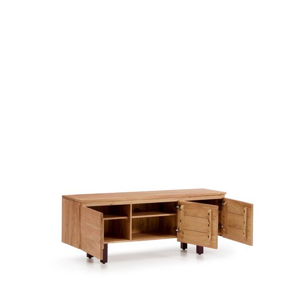 Natúr színű akácfa TV-állvány 150x58x40 cm Uxue – Kave Home-image-4