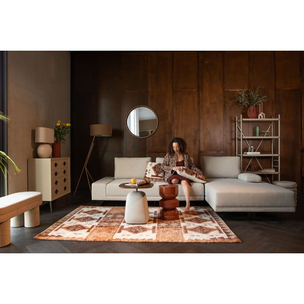 Világosbarna állólámpa textil búrával (magasság 150 cm) Murphy – Dutchbone-image-2