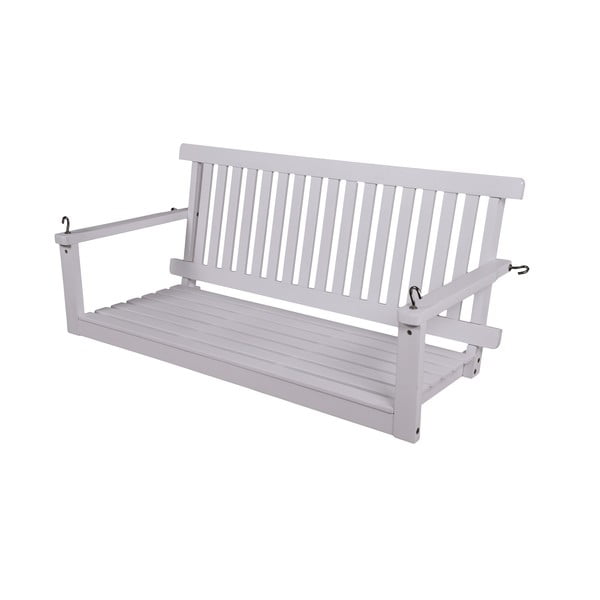 Fehér tömörfa kerti hintaágy Augusta - Garden Pleasure-image-1