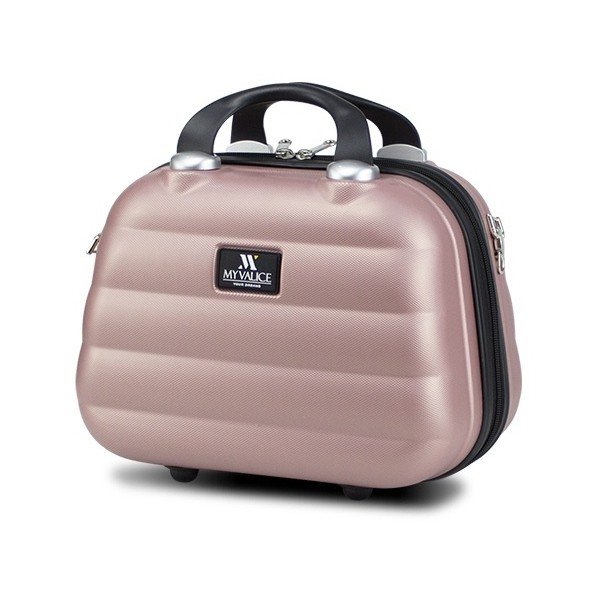 SMART BAG RESSNO Make Up & Hand Suitcase rózsaszín női kézipoggyász - My Valice