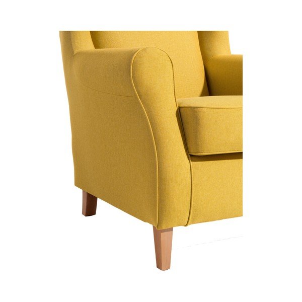 Lorris Yellow sárga füles fotel - Max Winzer-image-1