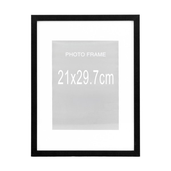 Fekete képkeret szett 5 db-os 21x30 cm Marbella – House Nordic-image-1