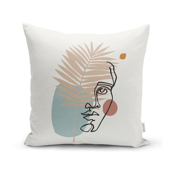 Drawing Face párnahuzat, 45 x 45 cm - Minimalist Cushion Covers