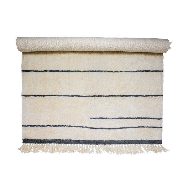 Reggo gyapjú és pamut szőnyeg, 140 x 200 cm - Bloomingville-image-1