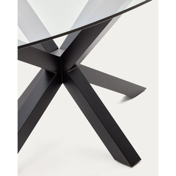 Étkezőasztal üveg asztallappal 100x200 cm Argo – Kave Home-image-4