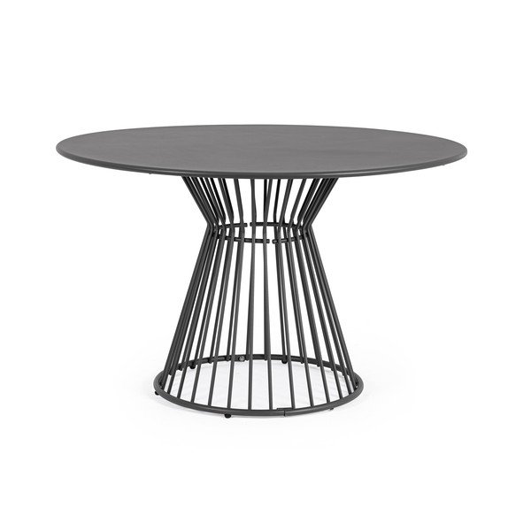 Acél kerek kerti étkezőasztal ø 120 cm Austin – Bizzotto