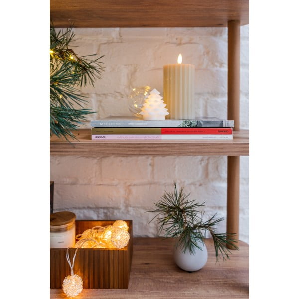 Fehér karácsonyi fénydekoráció 4 db-os ø 6,5 cm Carla – Sirius-image-3