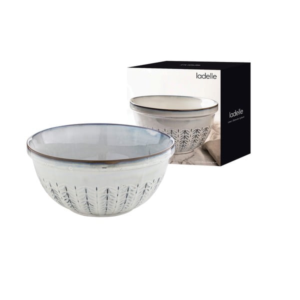 Világosszürke agyagkerámia tál ø 29 cm Lorson – Ladelle-image-2