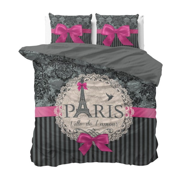 Love Paris kétszemélyes pamut ágyneműhuzat garnitúra, 200 x 220 cm - Sleeptime