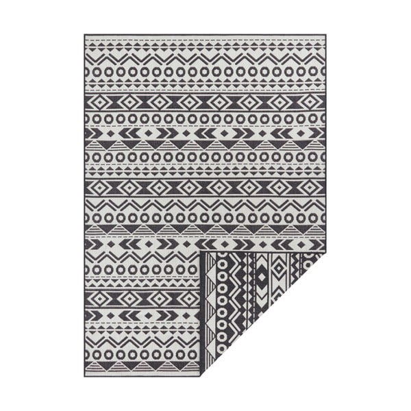 Roma fekete-fehér kültéri szőnyeg, 120x170 cm - Ragami