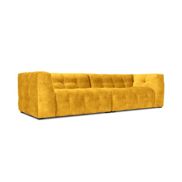 Vesta sárga bársony kanapé, 280 cm - Windsor & Co Sofas-image-3