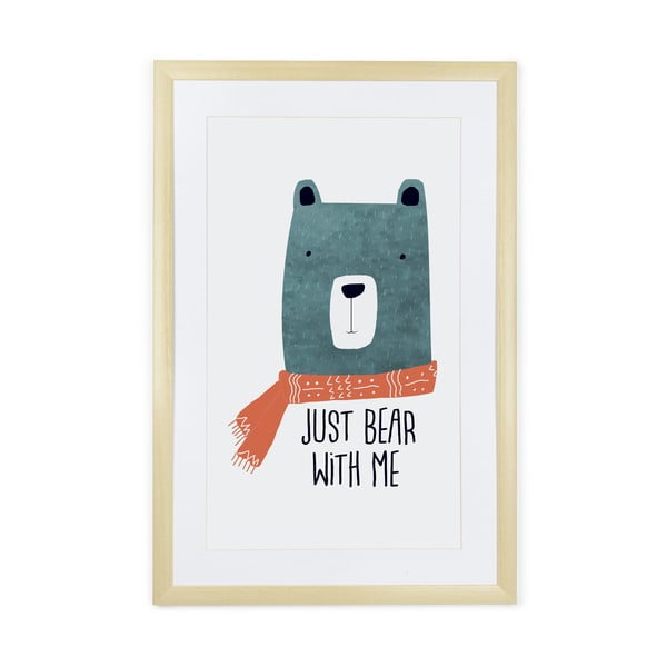 Just Bear with Me kép, 60 x 40 cm - Tanuki