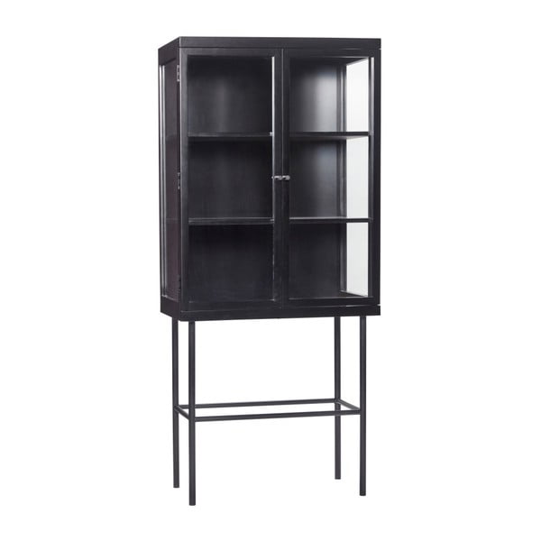 Oak Display Cabinet fekete szekrény - Hübsch