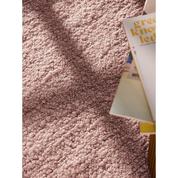 Törtrózsaszín kézi szövésű buklé futószőnyeg 80x200 cm Notting Hill Portobello – Ted Baker-image-2