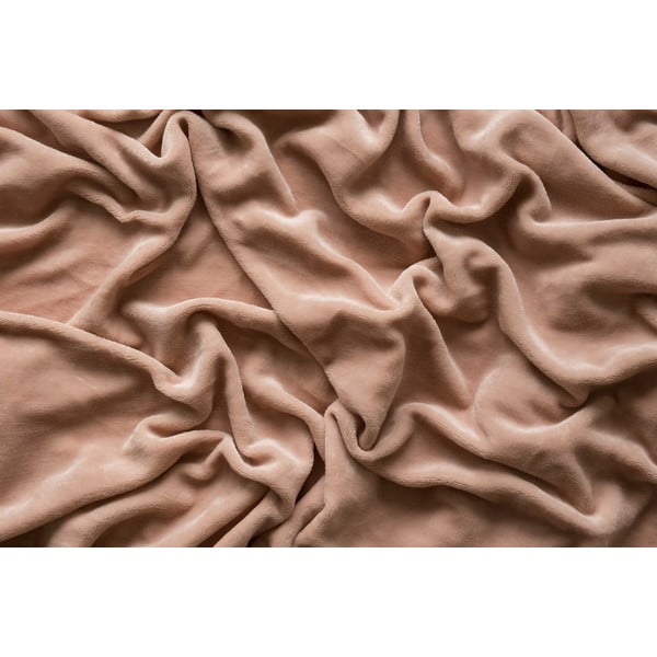Barna gumis mikroplüss lepedő 180x200 cm – Jerry Fabrics-image-3