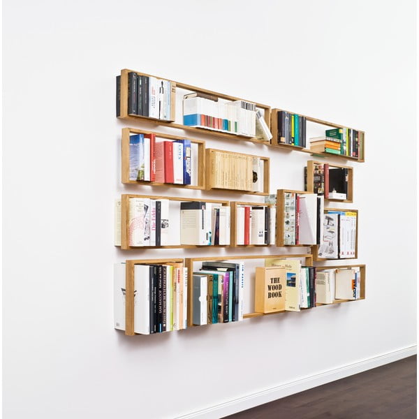 b4 tölgyfa könyvespolc, magasság 25 cm - das kleine b-image-1