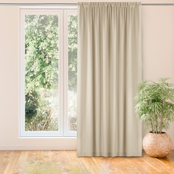 Krémszínű függöny 220x245 cm Carmena – Homede-image-1