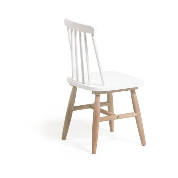 Kristie fehér kaucsukfa gyerekszék - Kave Home-image-4