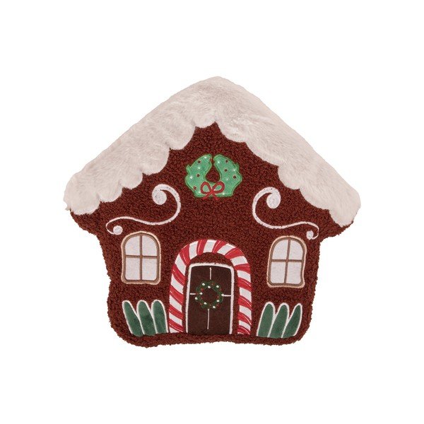 Buklé díszpárna karácsonyi mintával 38x35 cm House – Tiseco Home Studio