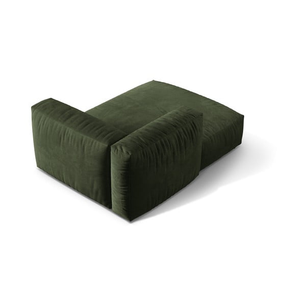 Zöld bársony kanapé modul (bal oldali) Martina – Micadoni -image-2