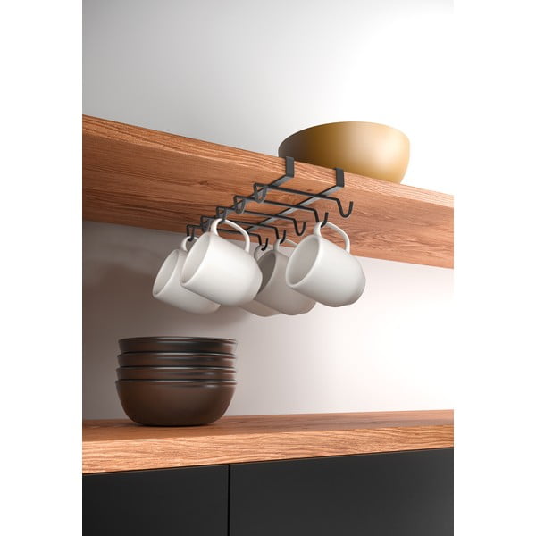 My Mug Lava fekete függő bögretartó - Metaltex-image-2