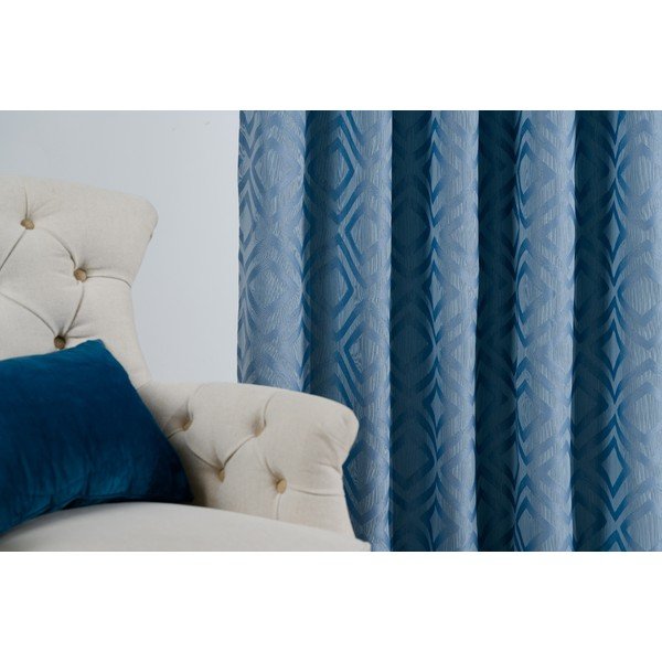 Kék függöny 140x245 cm Giuseppe – Mendola Fabrics-image-3