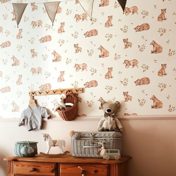 Gyerek tapéta 50x280 cm Little Bears – Dekornik-image-1