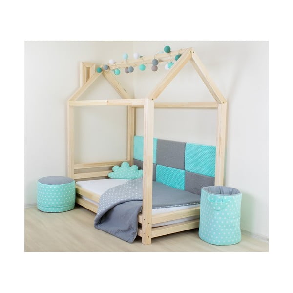 Happy lakkozott fenyő gyerekágy, 120 x 200 cm - Benlemi-image-4