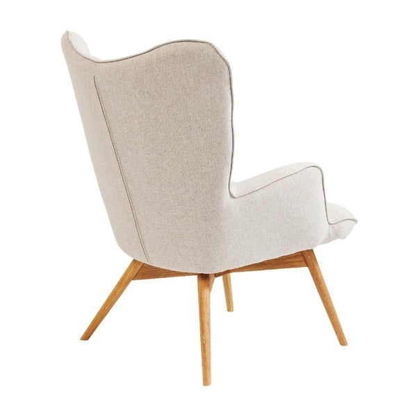 Vicky Ecru fehér fotel - Kare Design-image-2