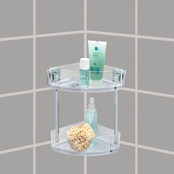 Vacuum-Loc fúrásmentes kétszintes sarokpolc, 19,5 x 28 cm - Wenko-image-1