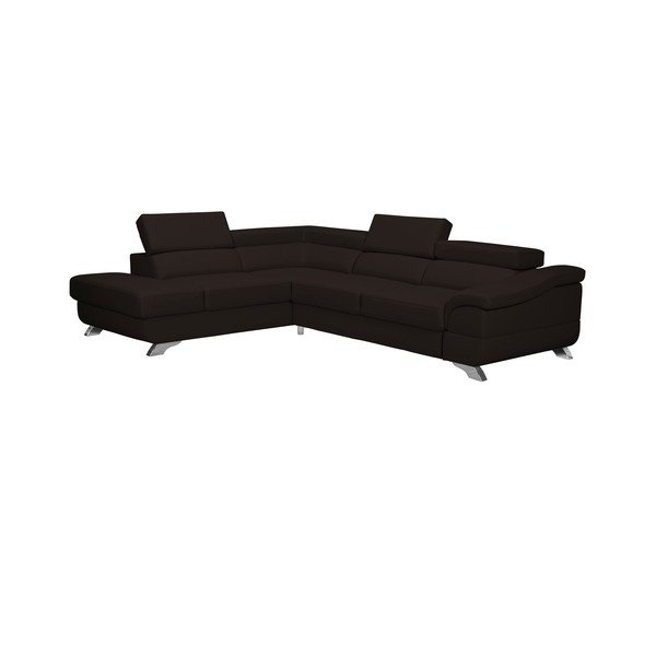 Gamma sötétbarna bal oldali kinyitható sarokkanapé - Windsor & Co Sofas-image-1