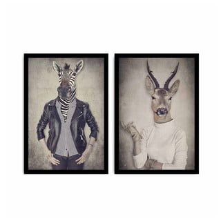 Ribs and Deer kétrészes kép, 72 x 50 cm