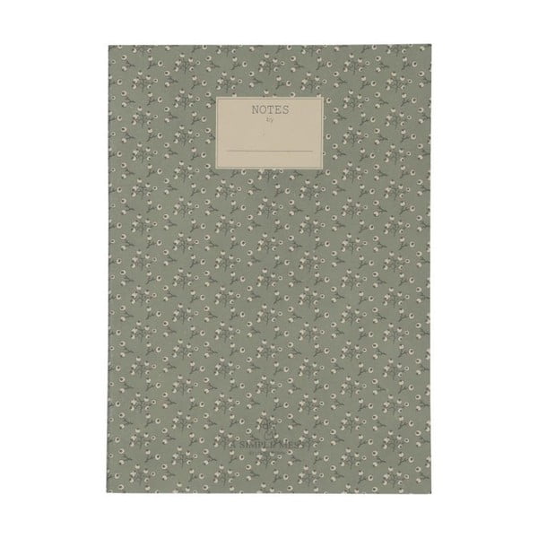Jena Hegbe Green jegyzetfüzet, 25 x 18 cm - A Simple Mess