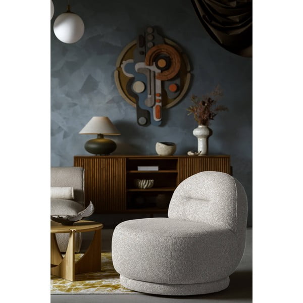 Világosszürke fotel Ovo – Miuform-image-1