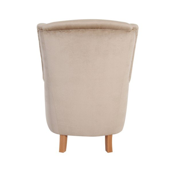 Kendra Velvet homokbarna füles bársonyfotel - Max Winzer-image-3