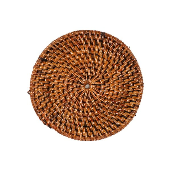 Barna rattan poháralátét szett 6 db-os – Tiseco Home Studio-image-2