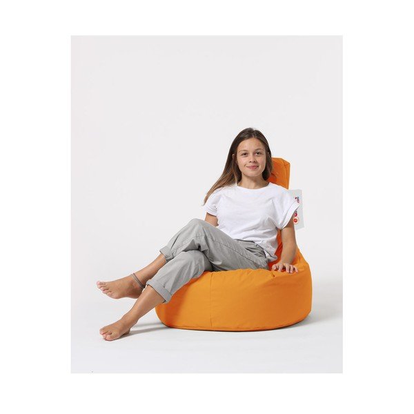 Narancssárga babzsákfotel Lina – Floriane Garden-image-2