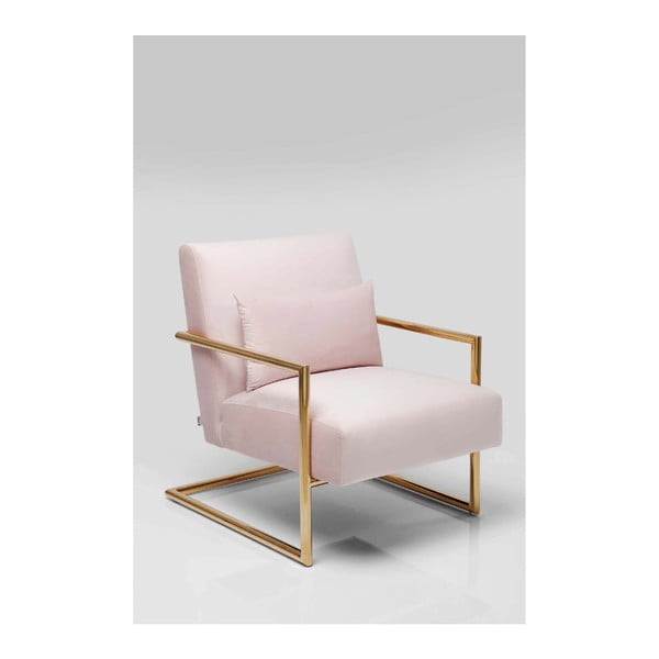Living Vegas rózsaszín fotel - Kare Design