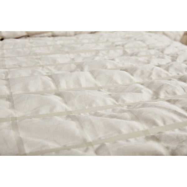 Bézs egyszemélyes krepp ágyneműhuzat 140x200 cm Naomi – My House-image-1