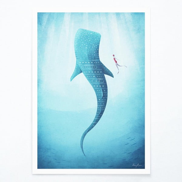 Whale Shark poszter, A3 - Travelposter