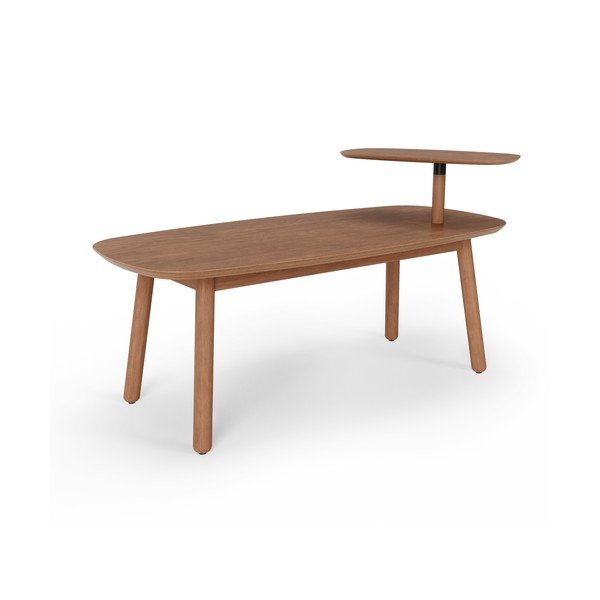 Barna bükkfa dohányzóasztal 56x120 cm Swivo – Umbra-image-3