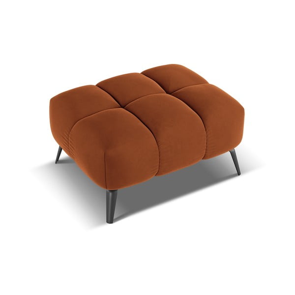 Narancssárga bársony lábtartó Nalu – Makamii-image-3