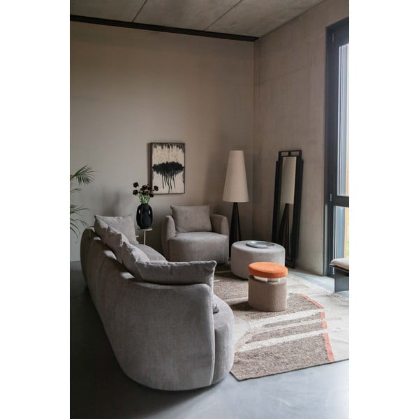 Világosbarna kanapé 210 cm Rocca – Dutchbone-image-1