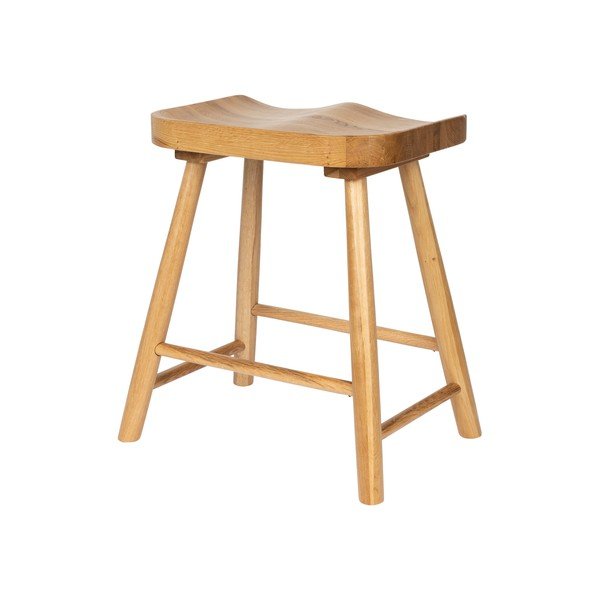 Natúr színű tölgyfa ülőke Vander – White Label-image-2