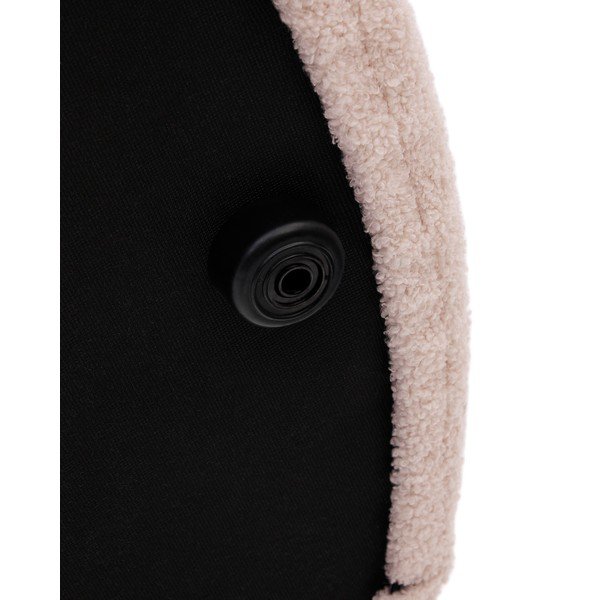 Világos rózsaszín buklé puff Kaeli – Kave Home-image-3