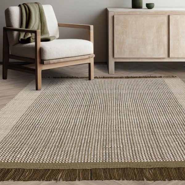 Világosbarna kézi szövésű gyapjú szőnyeg 200x290 cm Avalon – Asiatic Carpets-image-1