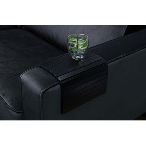 Tray fekete fatálca, kartámaszra helyezhető - WOOOD-image-2