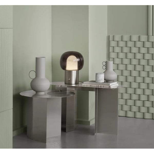 Rozsdamentes acél kerek tárolóasztal ø 50 cm Oru – Blomus-image-3