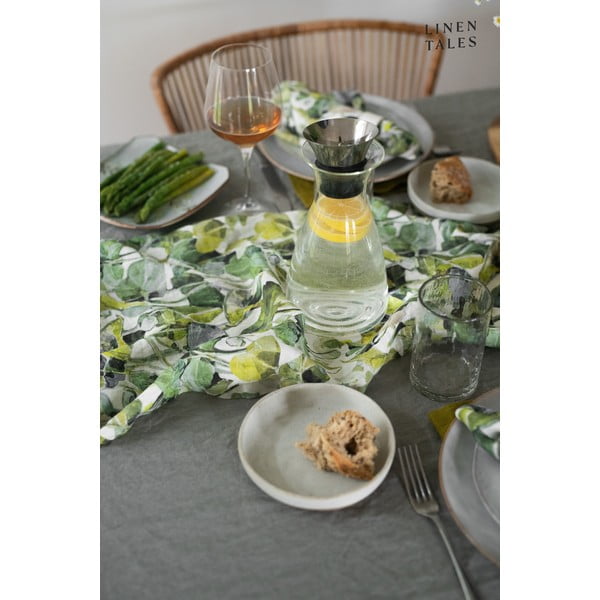 Len asztali futó 40x200 cm Lotus – Linen Tales-image-3